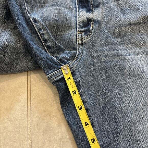Judy Blue Jeans Womens 26/30 Blue Denim Boyfriend Medium Wash Stretch Pockets - Picture 5 of 6